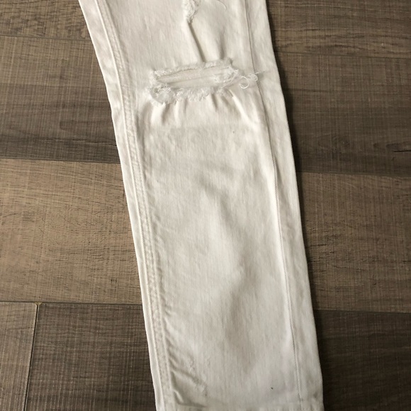 White Jeans distressed ribbed - Picture 3 of 9